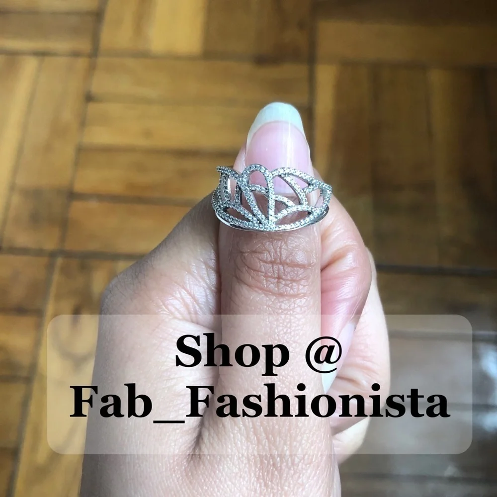 Pandora Filigree crystal ring